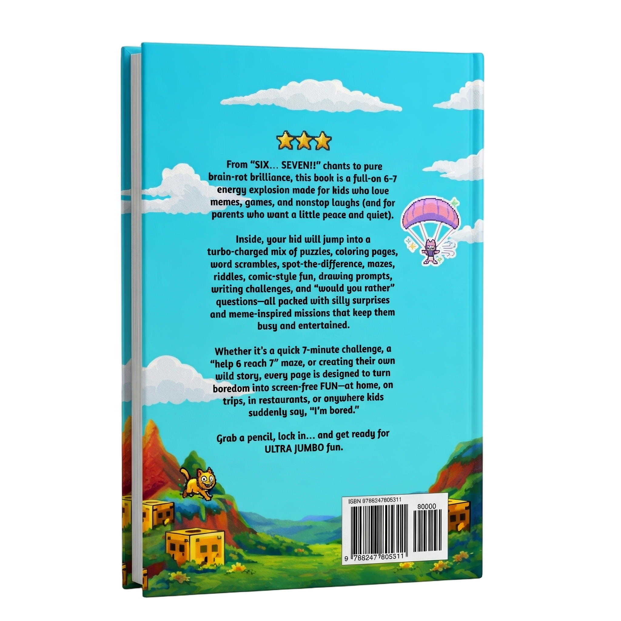 Back Cover of 6...7... I'm Bored Again!